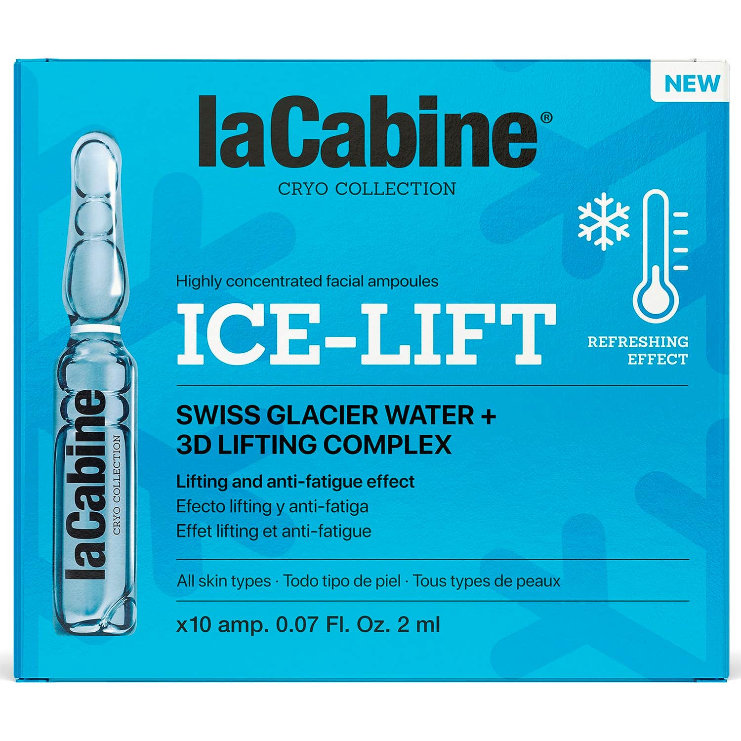 La Cabine Ice-Lift Ampollas 10x2ml