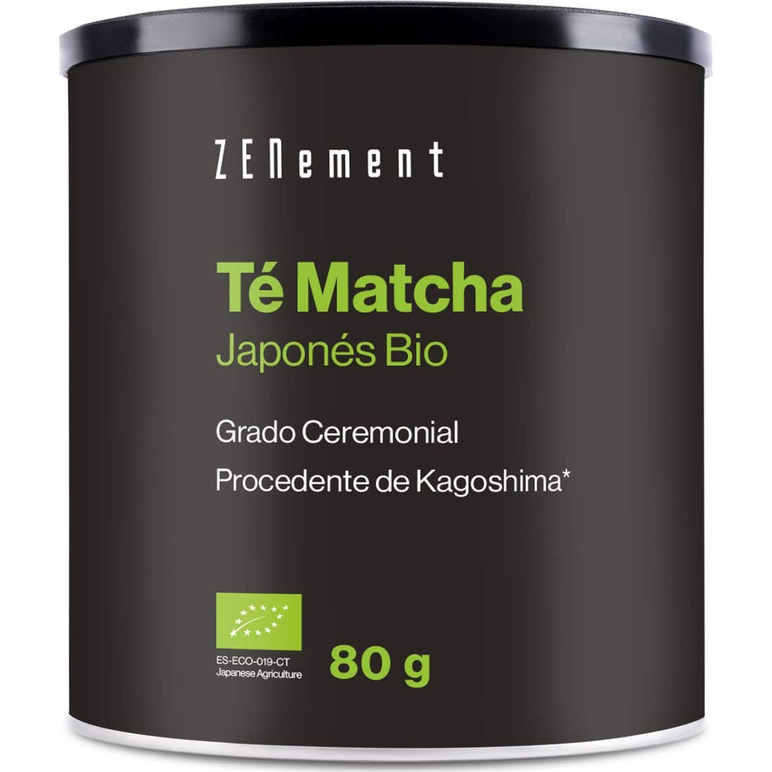 Zenement Té Matcha Japonés Ecológico Grado Ceremonial 80 g