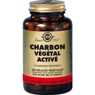 Solgar Carbón Vegetal Activado 100Vcaps