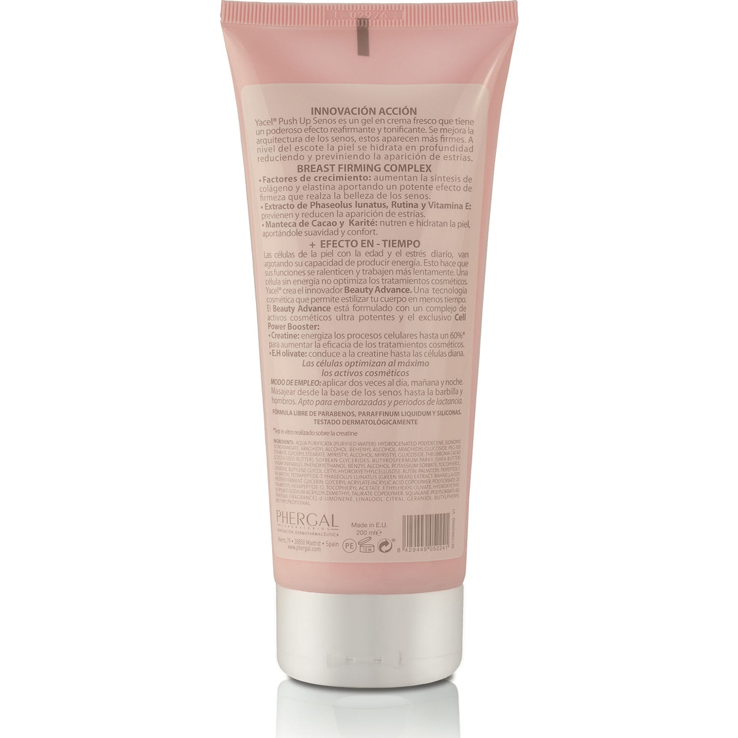 Yacel Gel Reafirmante Protensor Senos Push Up 200ml