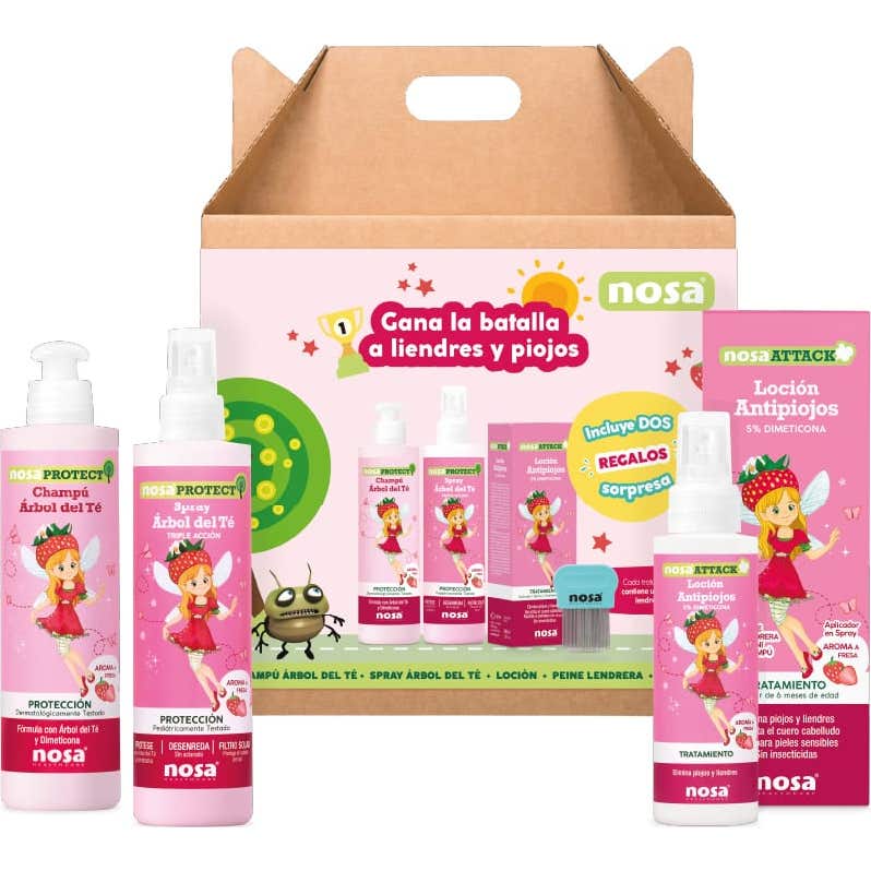 Nosa Pack Antipiojos Fresa