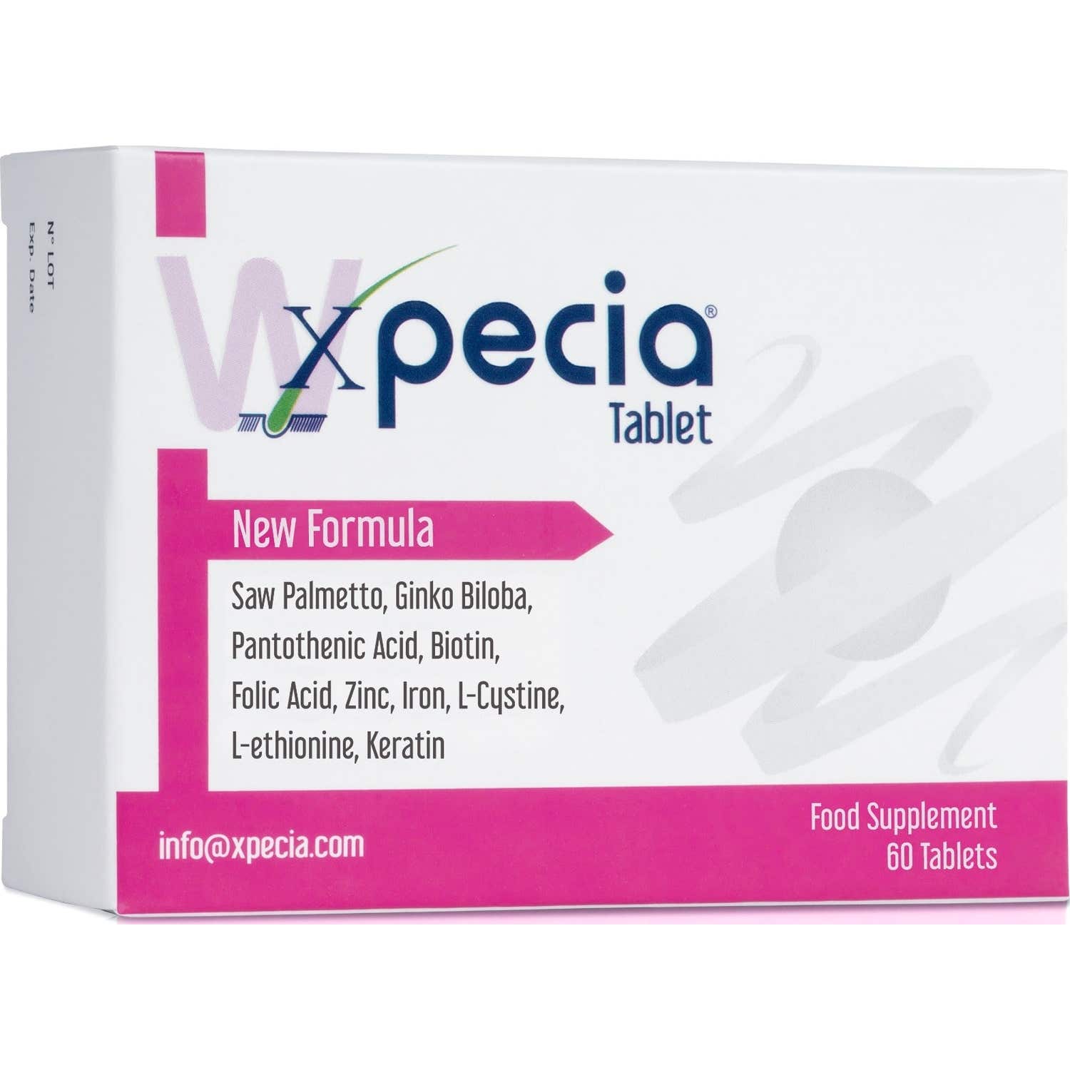 Xpecia Tablet New Formula Hair Mujeres 60 Tabletas | Natural Doctor