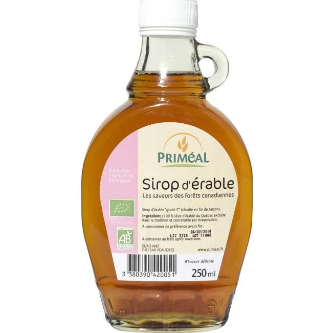 Priméal Sirope Arce Grado C Bio 250ml