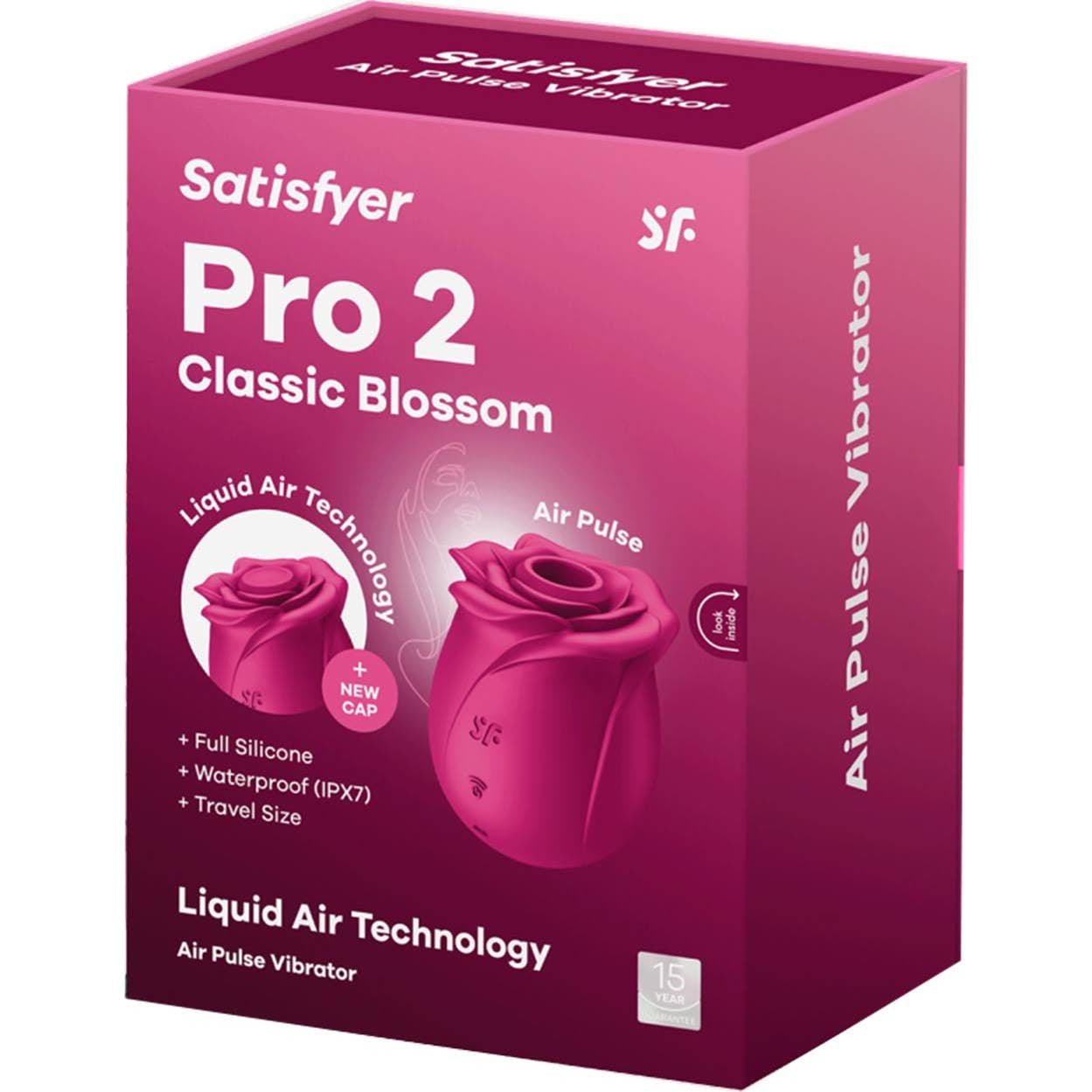 Satisfyer Pro2 Classic Blossom Air Pulse Vibrator 1ud