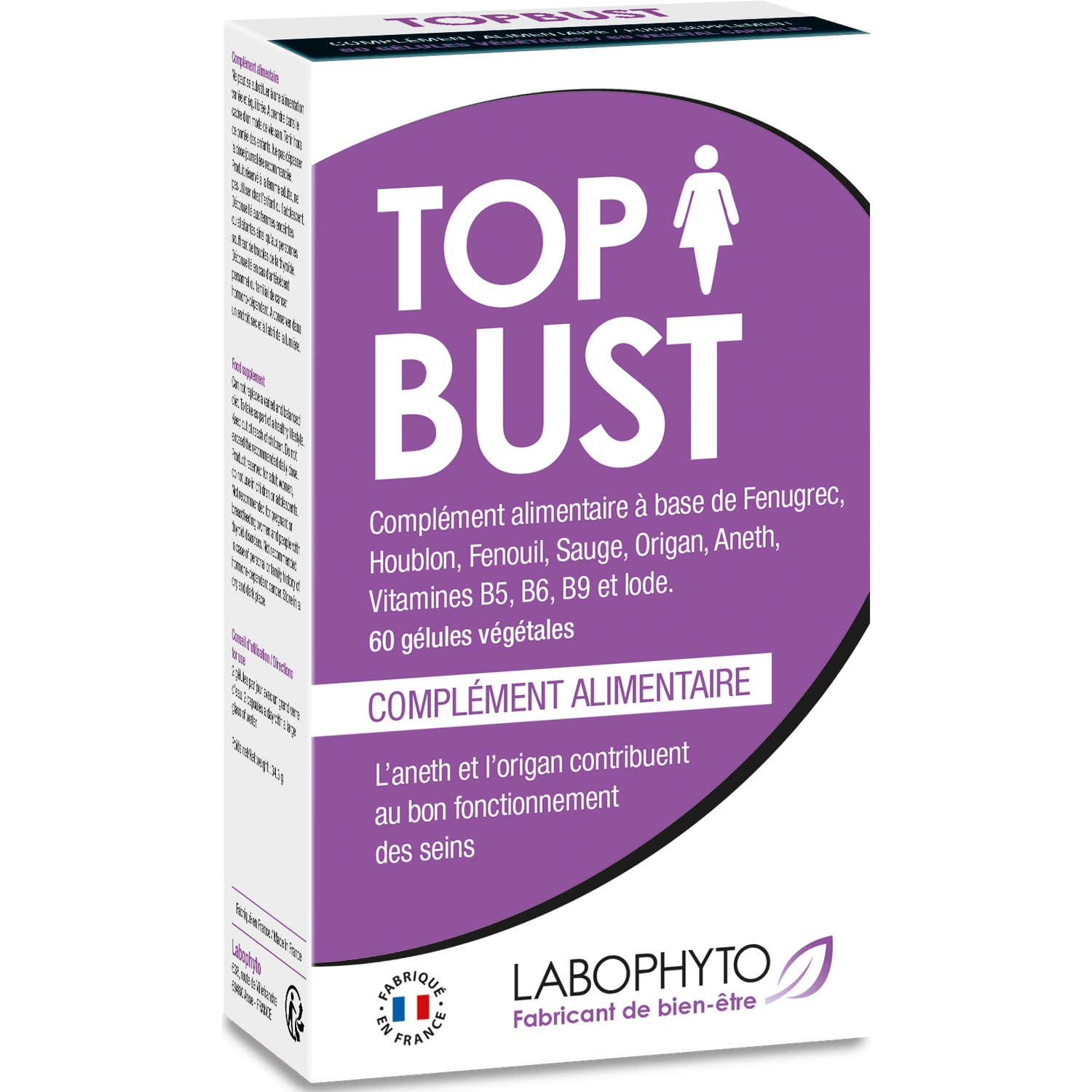 Labophyto TopBust Mujer 60 glúteos