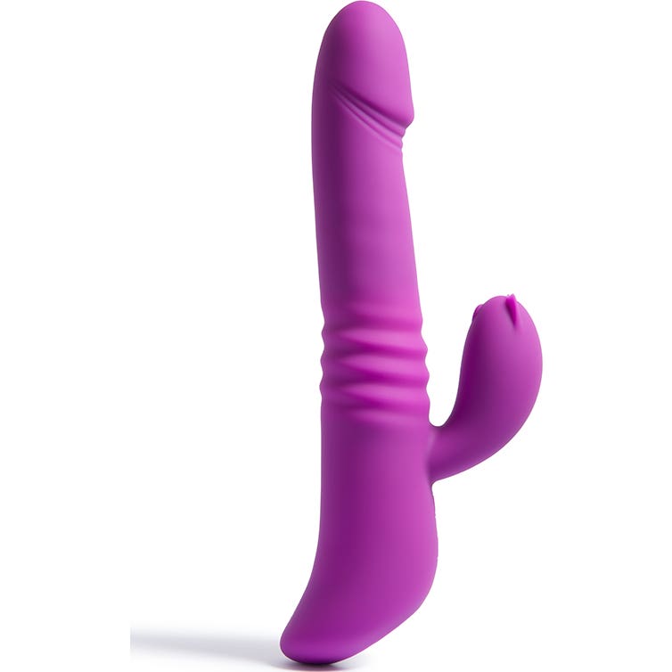 Platanomelón Morgan Vibrador Conejito Sube y Baja Lila