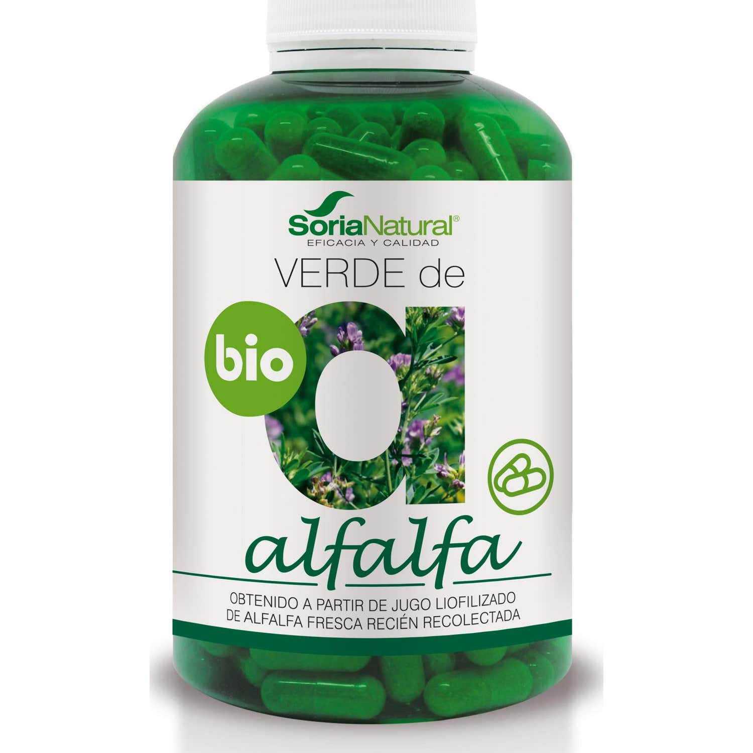 Soria Natural Verde De Alfalfa Bio 240Caps