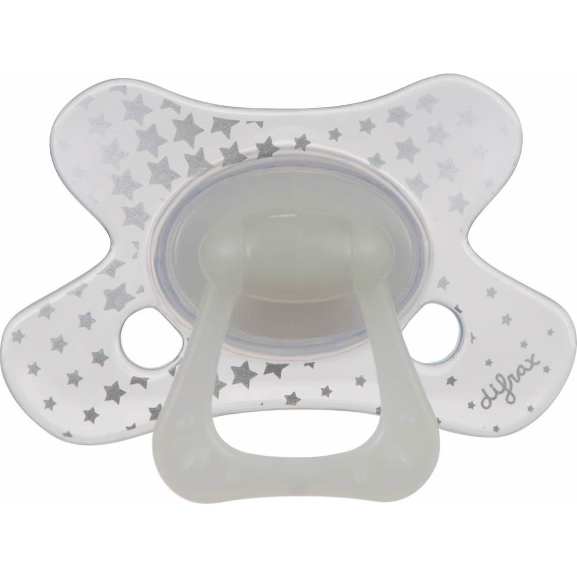 Difrax Natural Chupete Luminoso en la Oscuridad +20M 1ud