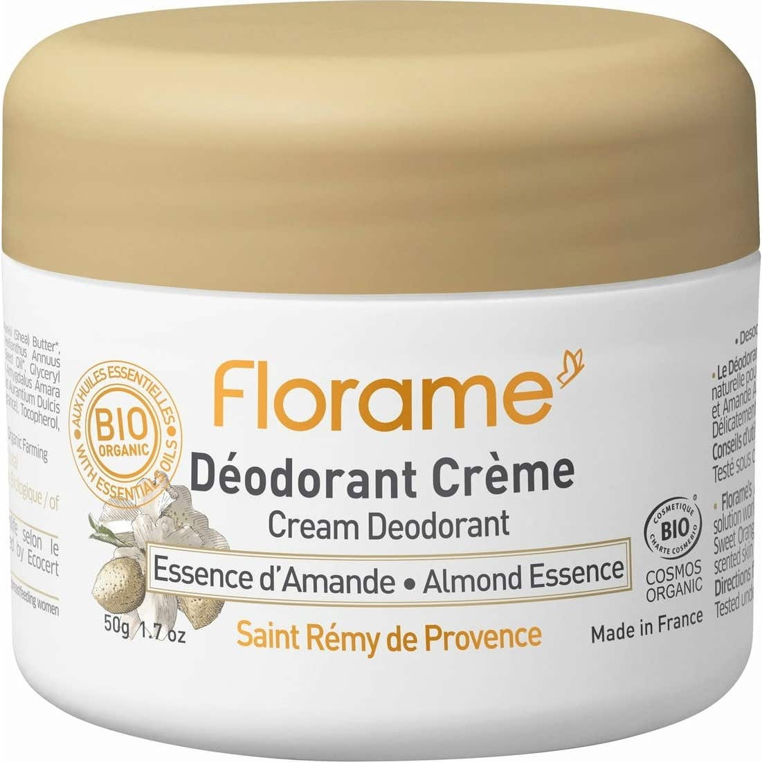 Florame Crema Desodorante Almendra 50g