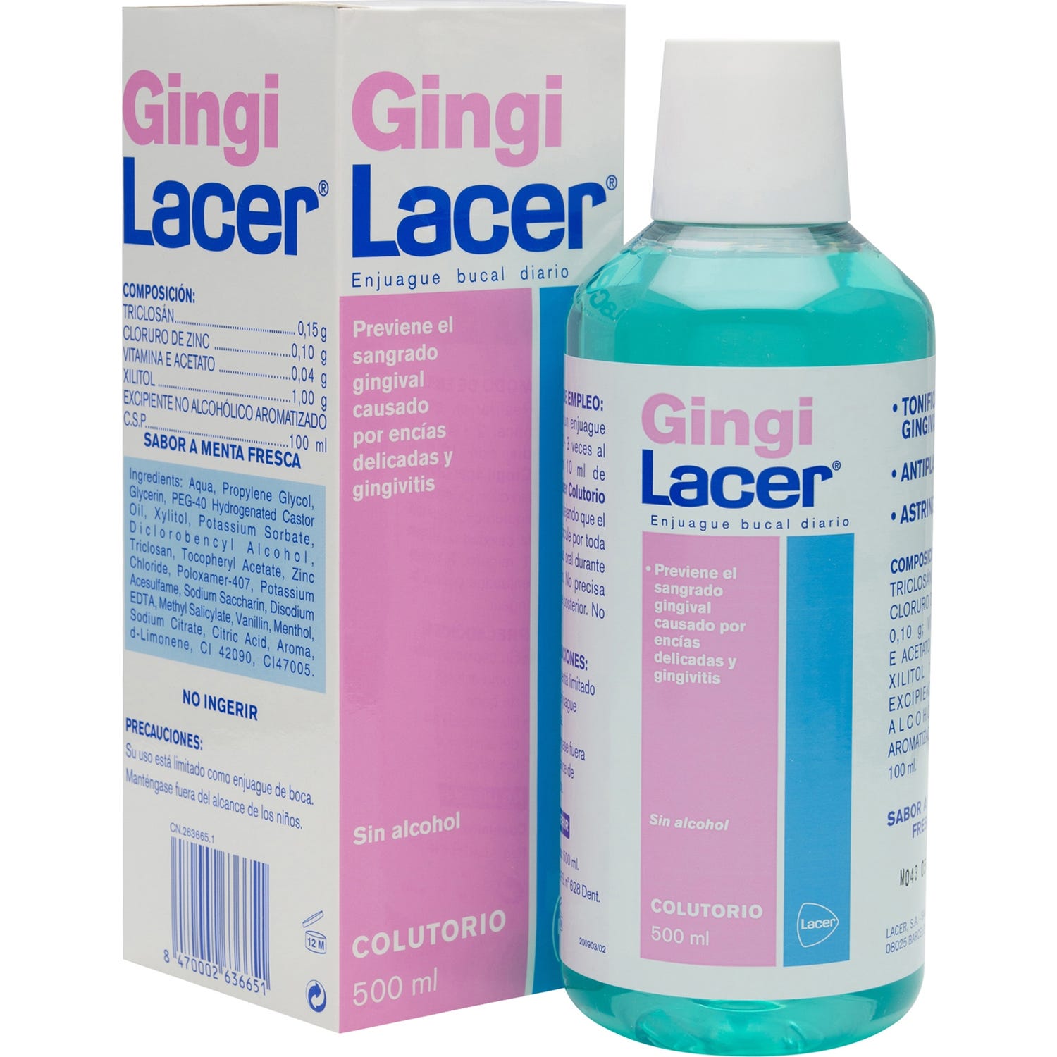Lacer GingiLacer Encías Delicadas Colutorio 500ml