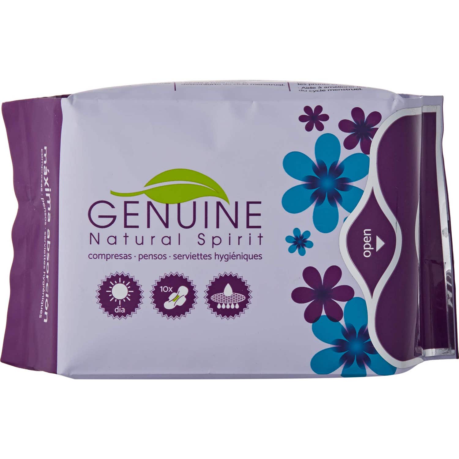 Genuine Compresas Día 10uds