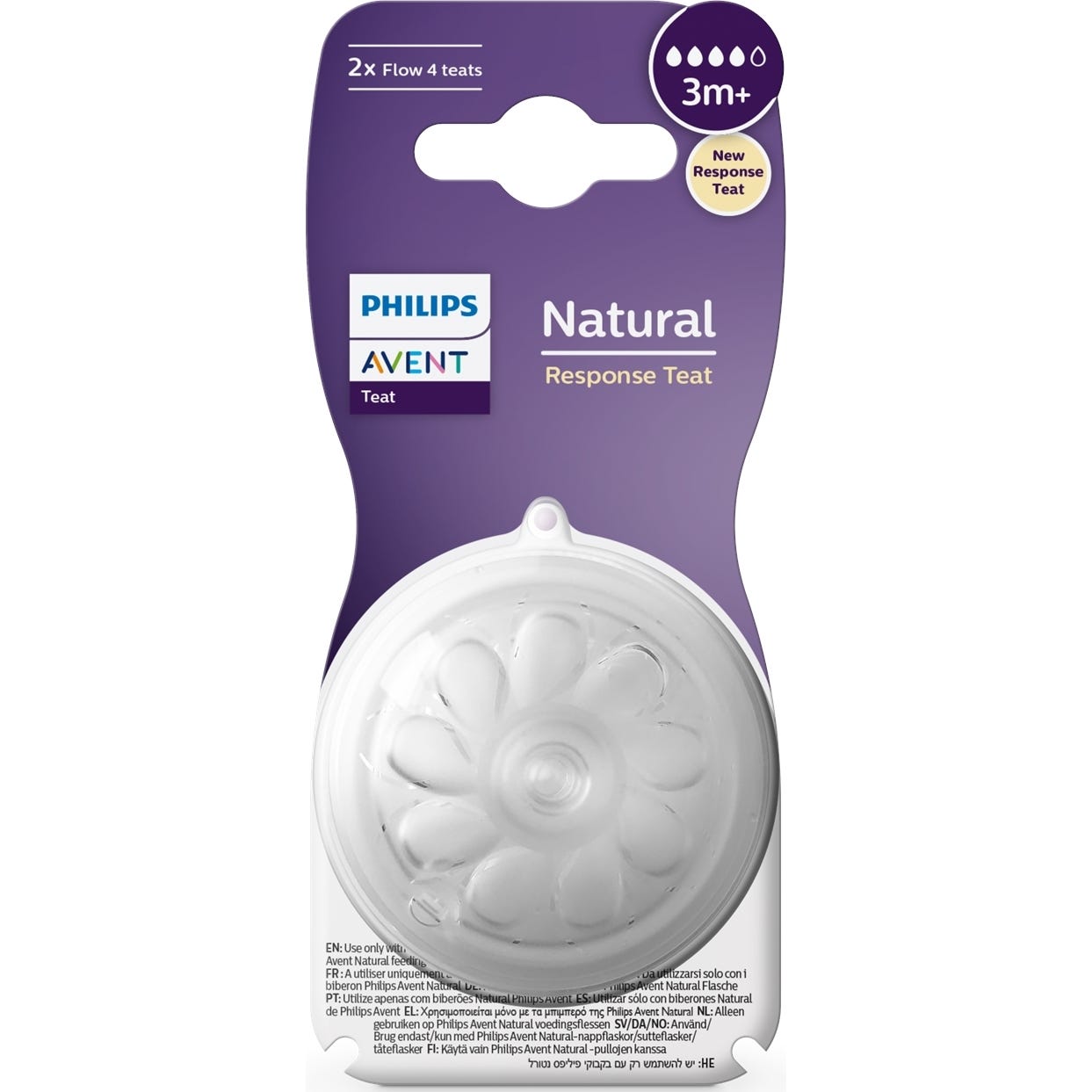 Avent Pack Tetinas Natural Flujo Variable 3m+ 2uds