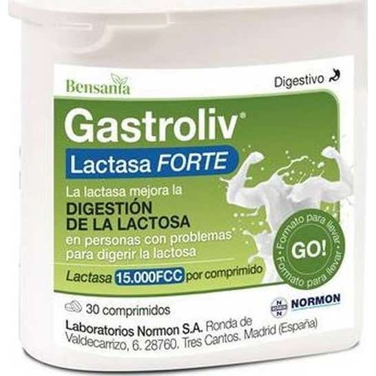 Normon Gastroliv Lactasa Forte 30comp