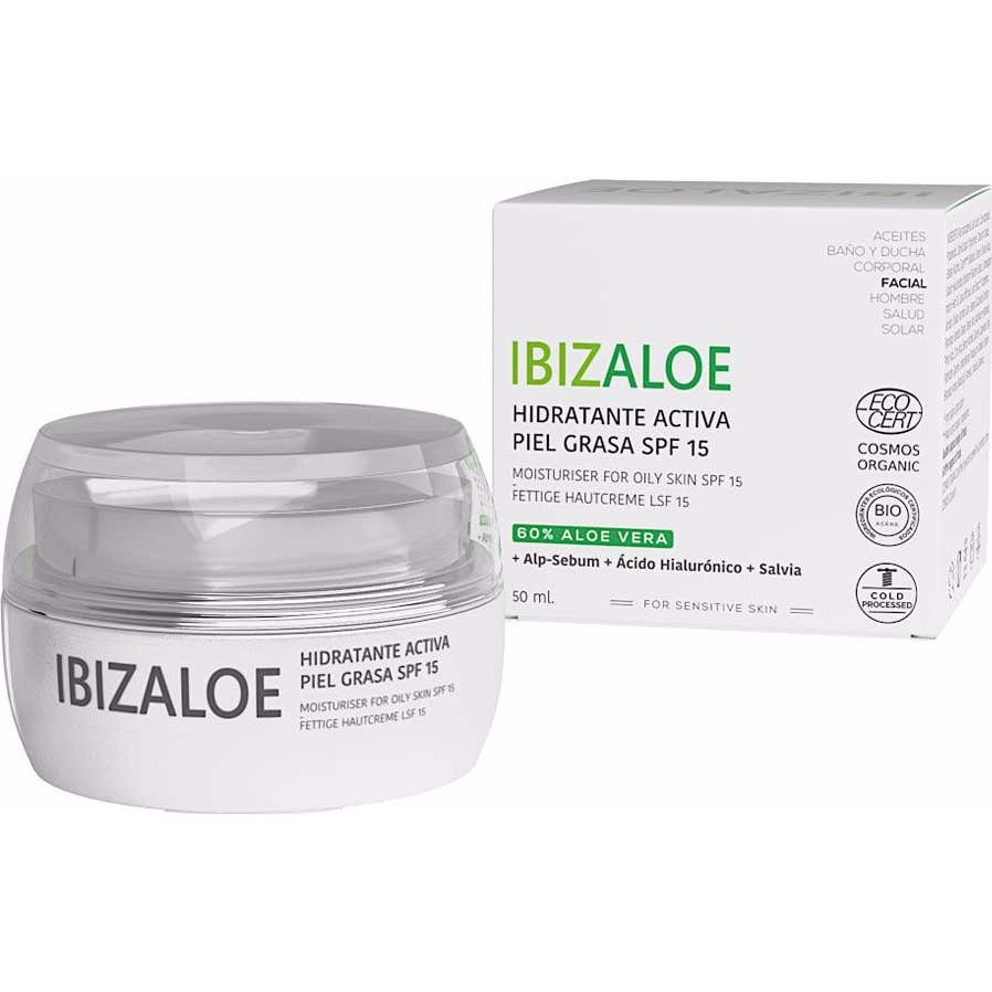 Ibizaloe Hidratante Activa Piel Grasa Spf15 50 ml