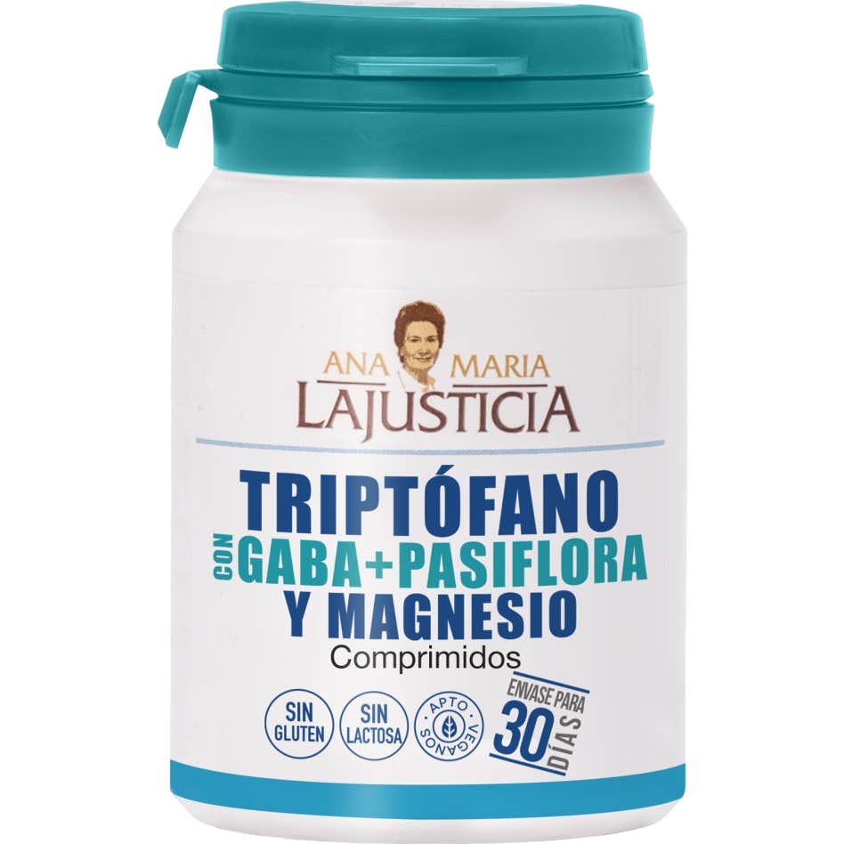 Ana Maria Lajusticia Triptófano con Gaba + Pasiflora y Magnesio 60comp