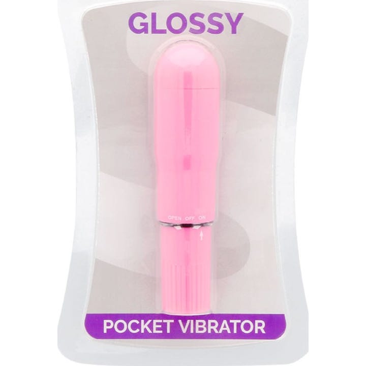 Glossy Pocket Vibrador Rosa Intenso 1ud