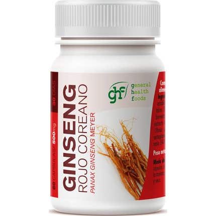 Ghf Rojo Ginseng Coreano 500 Mg 60 Caps