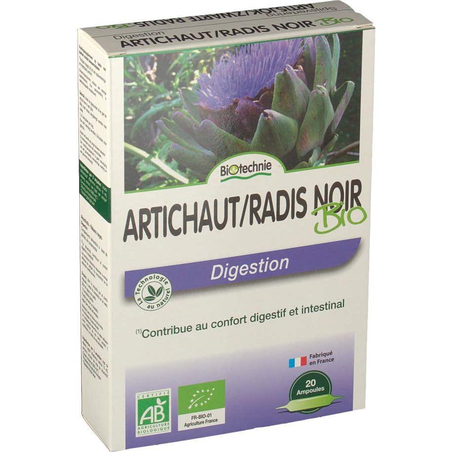 Biotecnología Alcachofa Rábano Negro Digestión 20 Ampollas