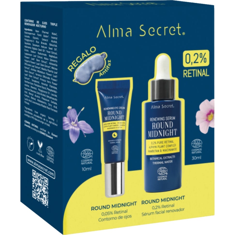 Alma Secret Round Midnight Retinal Pack Sérum + Contorno Ojos