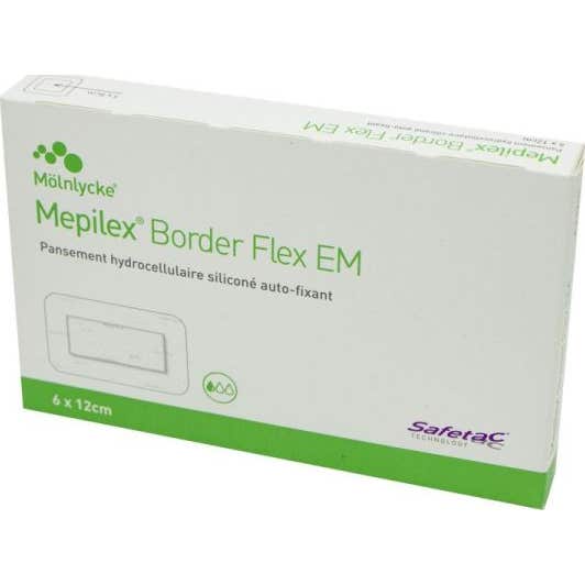 Mepilex Flex Edge Em 6X12Cm 10