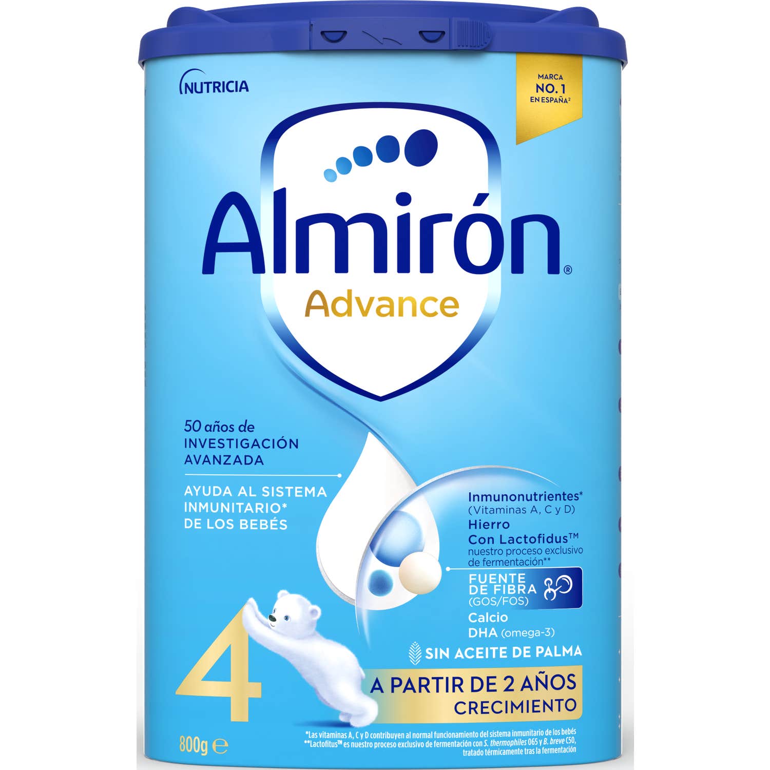 Almirón Advance 4 Leche de Crecimiento 800gr