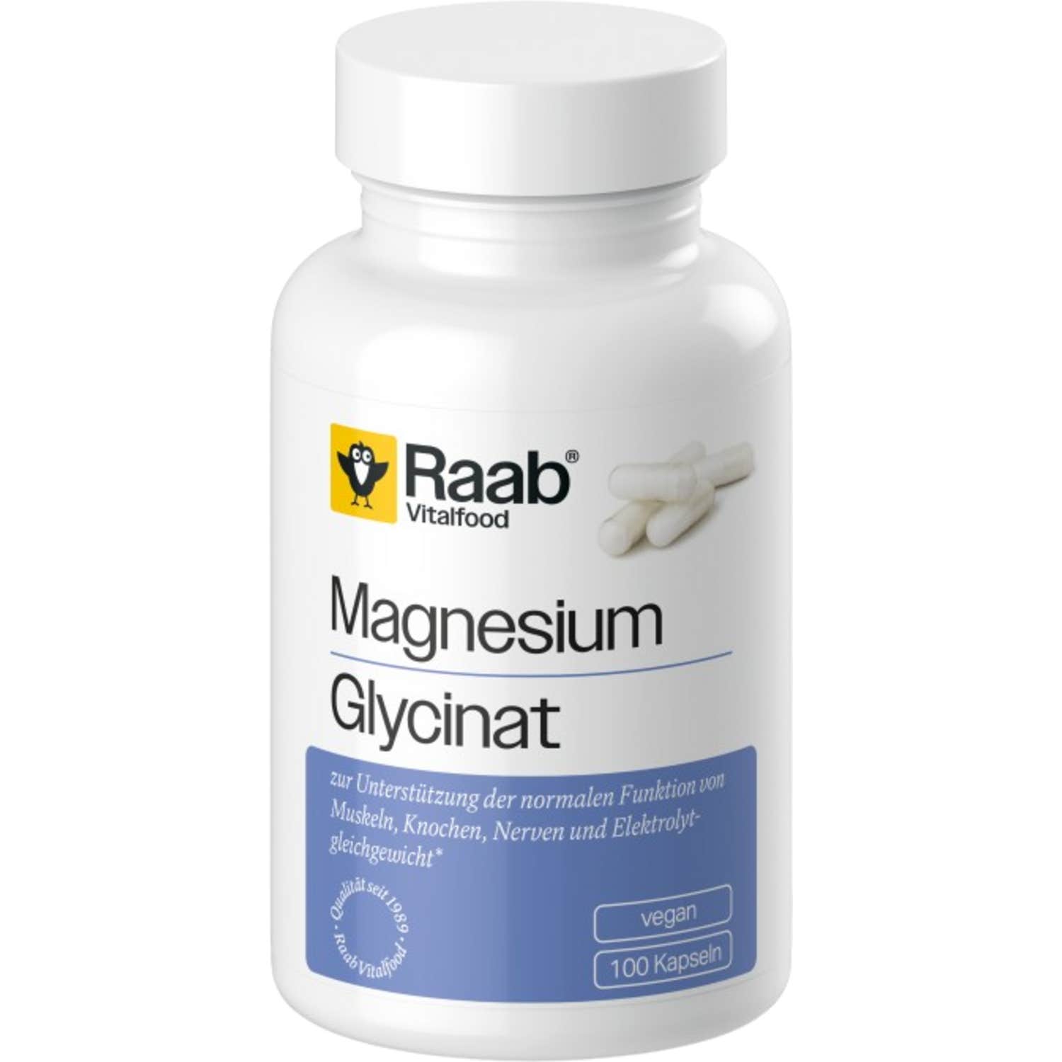 Raab Vitalfood Glicinato de Magnesio 100caps