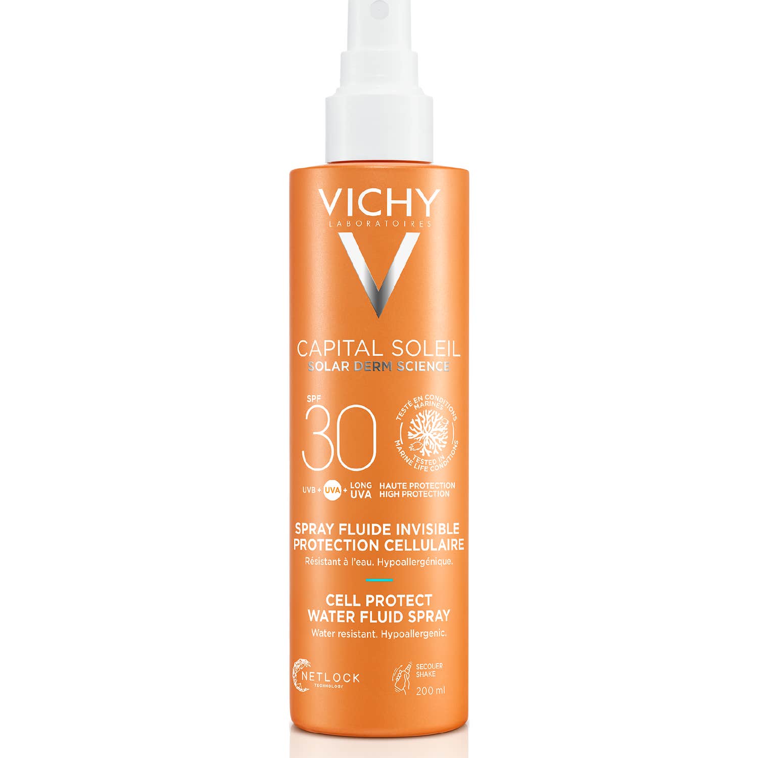 Vichy Capital Soleil Cell Protect Spray Fluido Invisible SPF30 200ml