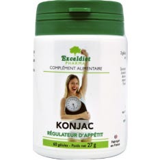 Exceldiet Pharma Konjac Supresor del Apetito Moderador del Apetito 60 cápsulas