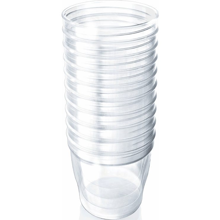 Avent Via Recipientes de Leche Materna Vasos Sin Tapa 10 X180 ml