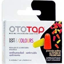 Ototap Soft & Colours tapones oídos poliuretano 6 uds