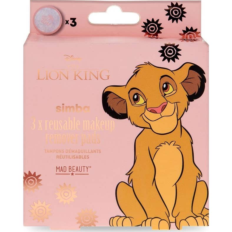 Disney Lion King Reborn Re-Usable Makeup Cleansing Pads 3uds
