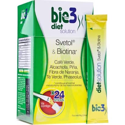 Bio3 Verde Bie3 Diet Solution Svetol Y Biotina 24 Sticks