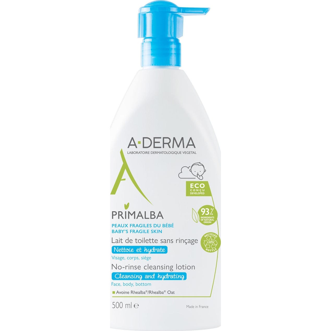 A-Derma Primalba Leche Limpiadora Hidratante 500ml