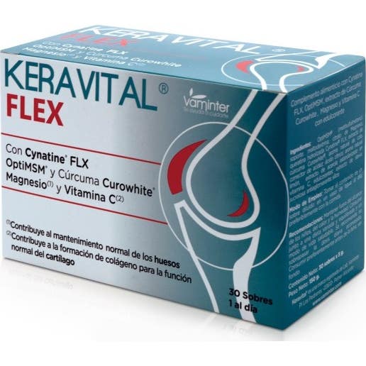 Vaminter Blanca Keravital Flex 30 Sobres - Imagen 3