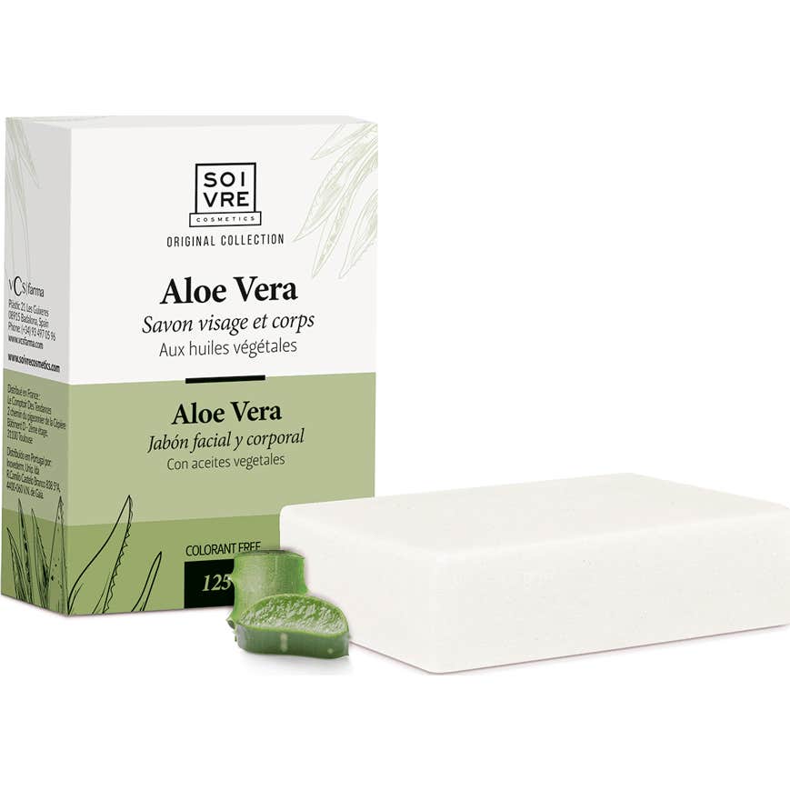 Soivre Jabón Sólido Aloe Vera 125g