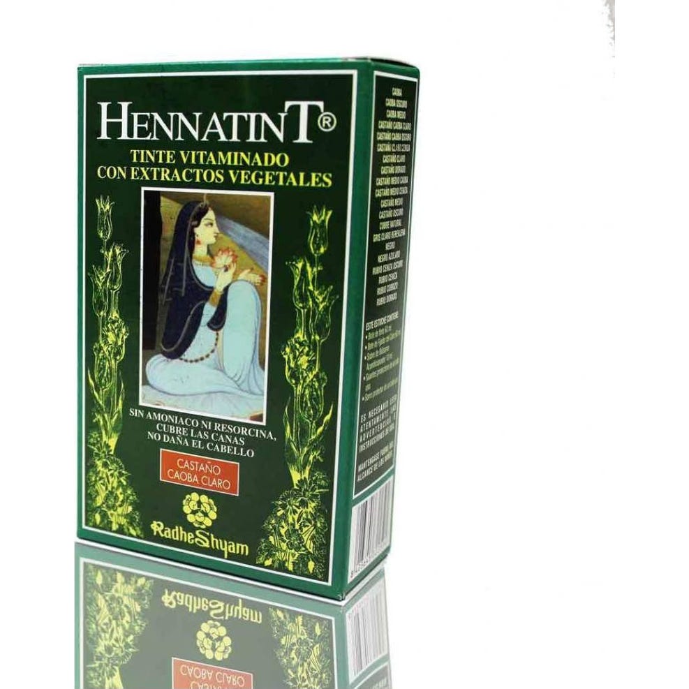 Radhe Shyam Hennatint Castaño Caoba Claro 60ml