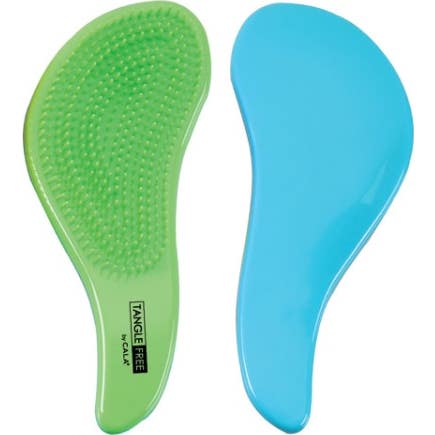 Cala Tangle-Free Hair Brush (Neon green / Aqua)