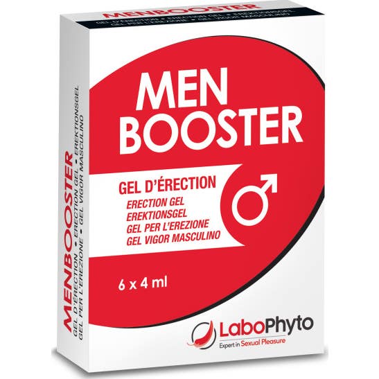 Labophyto - Menbooster Erection Gel 4ml set de 6 vainas