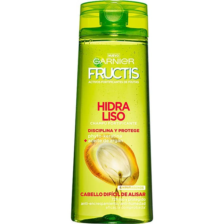 Garnier Fructis Champú Hidra Liso 72H 360ml