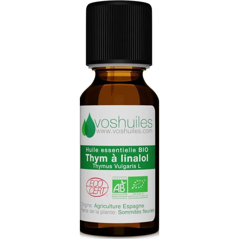 Voshuiles Aceite Esencial Bio Tomillo Linalool 10 ml