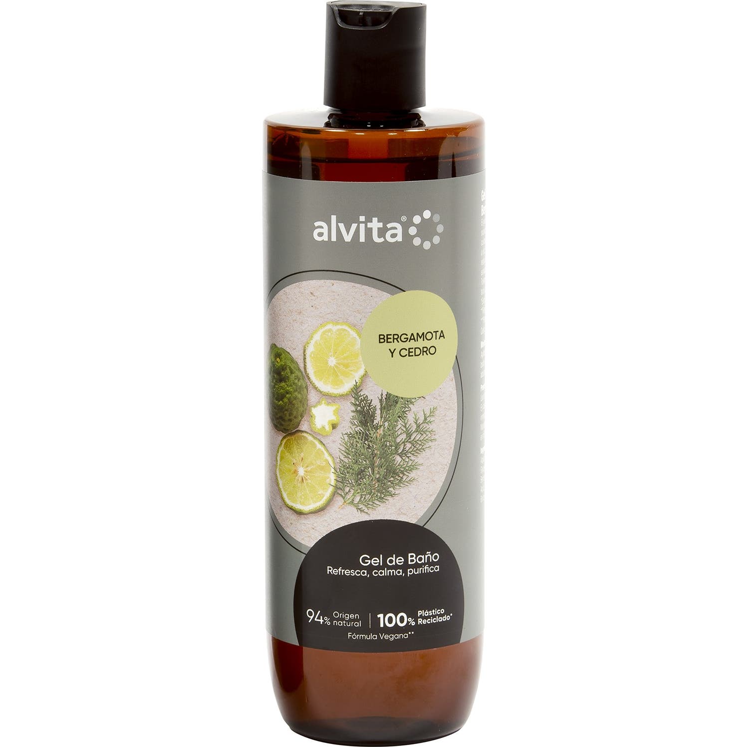 Alvita Gel de Baño Bergamota y Cedro 400ml