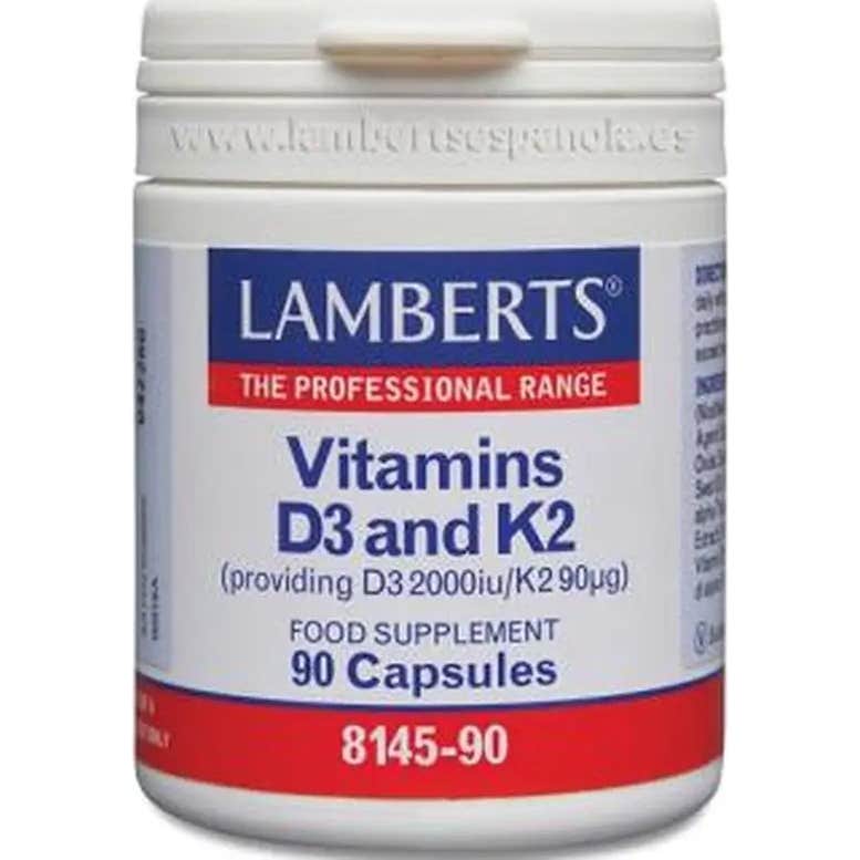Lamberts Vitamina D3 2000 Ui+K2 90 Mcg 90 Caps