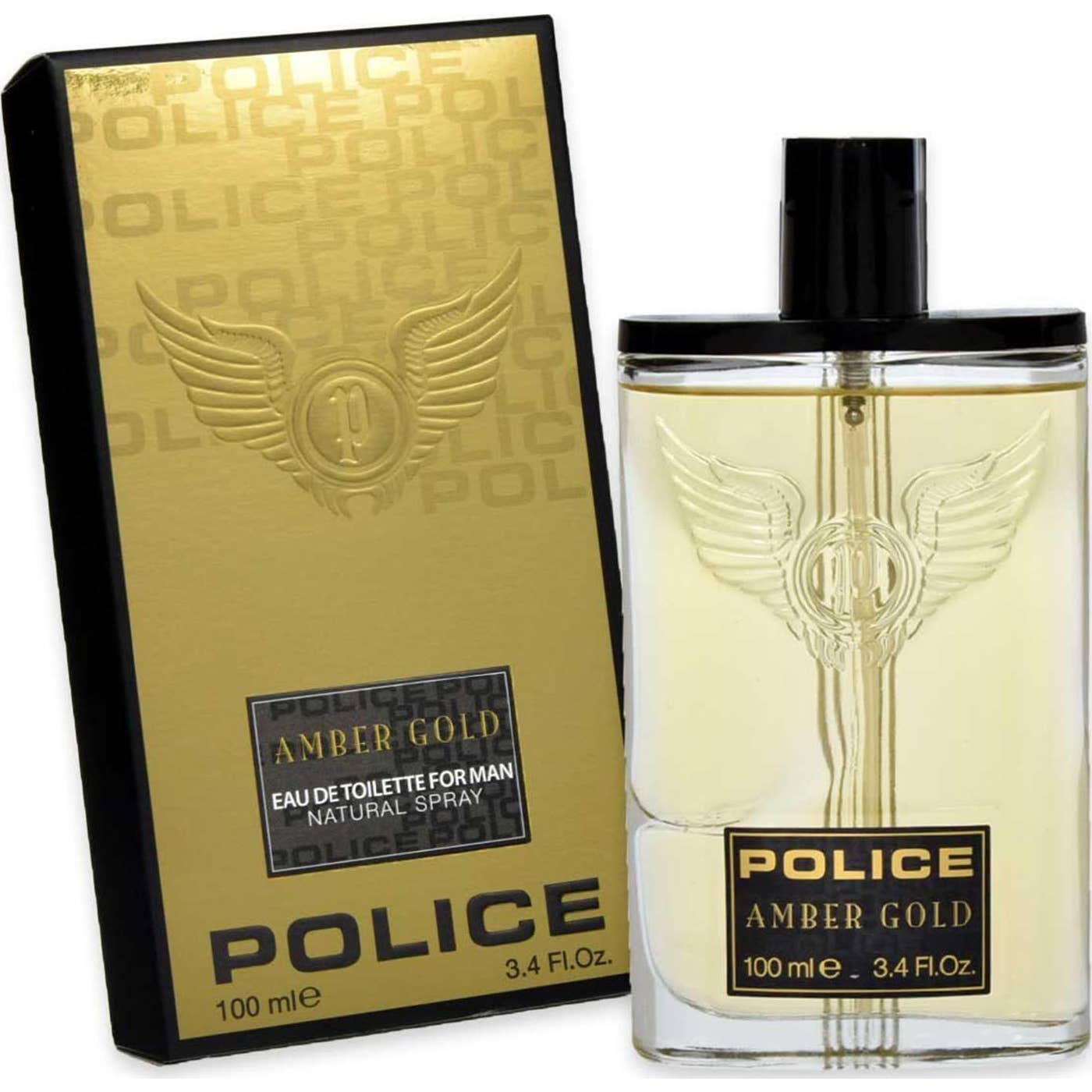 Police Amber Gold Eau de Toilette for Man Spray 100ml