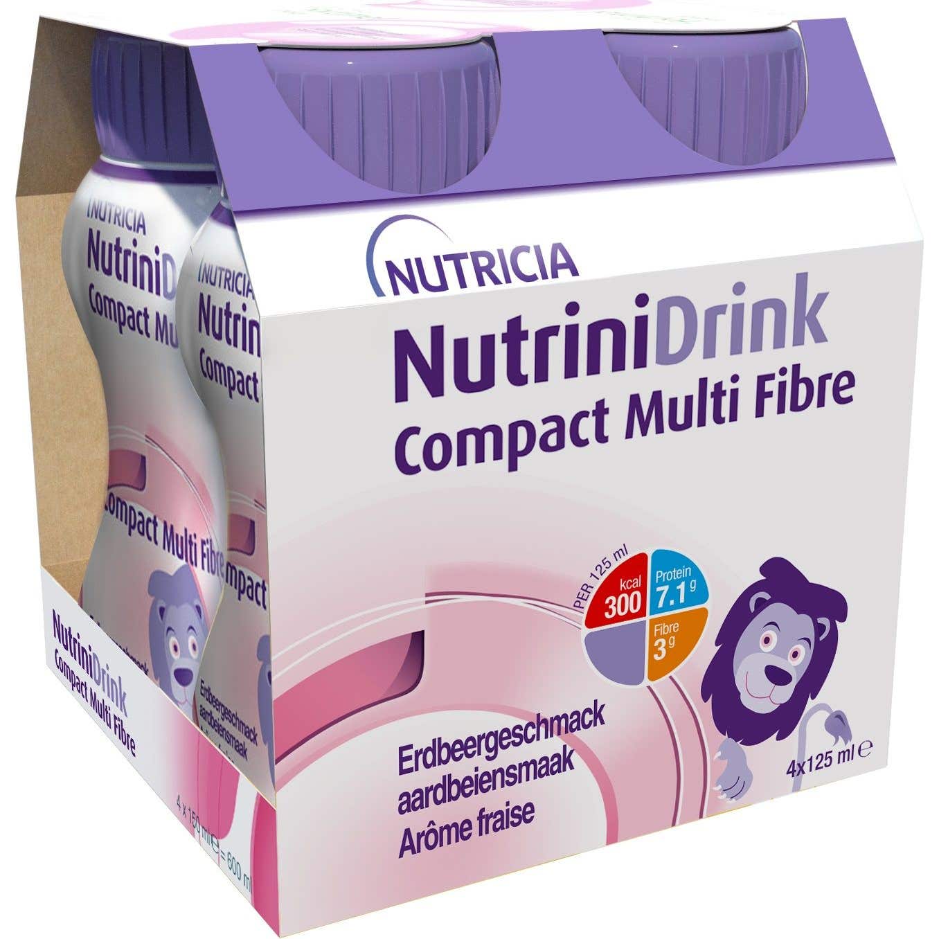 Nutricia Nutridrink Fibra Fresa 4x125ml | Natural Doctor