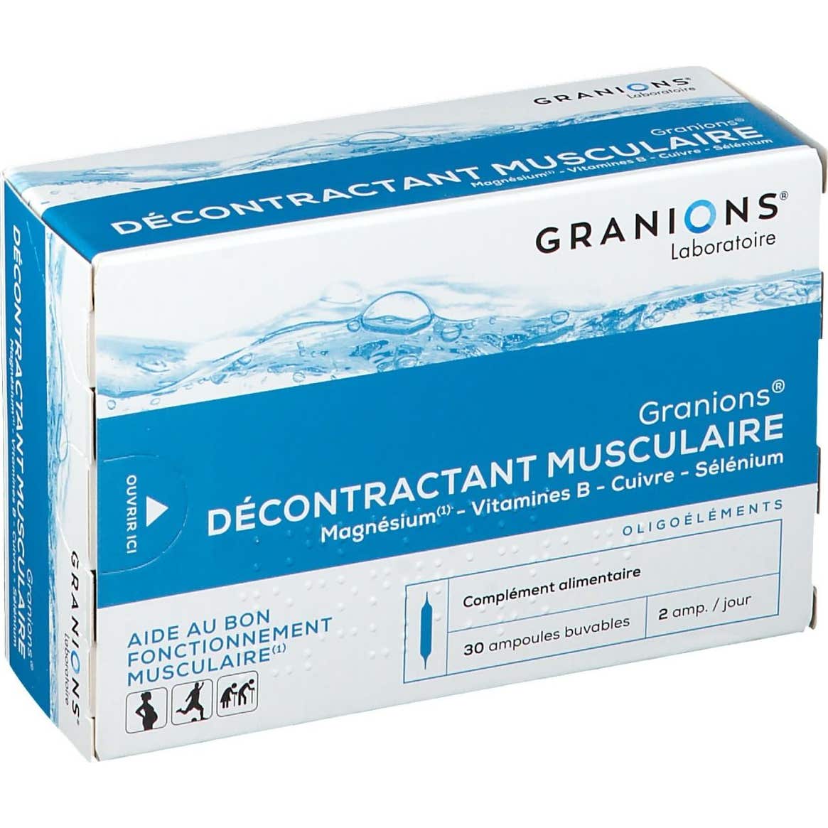 Eafit Granions relajante muscular 30 ampollas