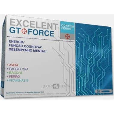 Biover Excelent Gt Force Vitalidad 30 Ampollas - Imagen 2
