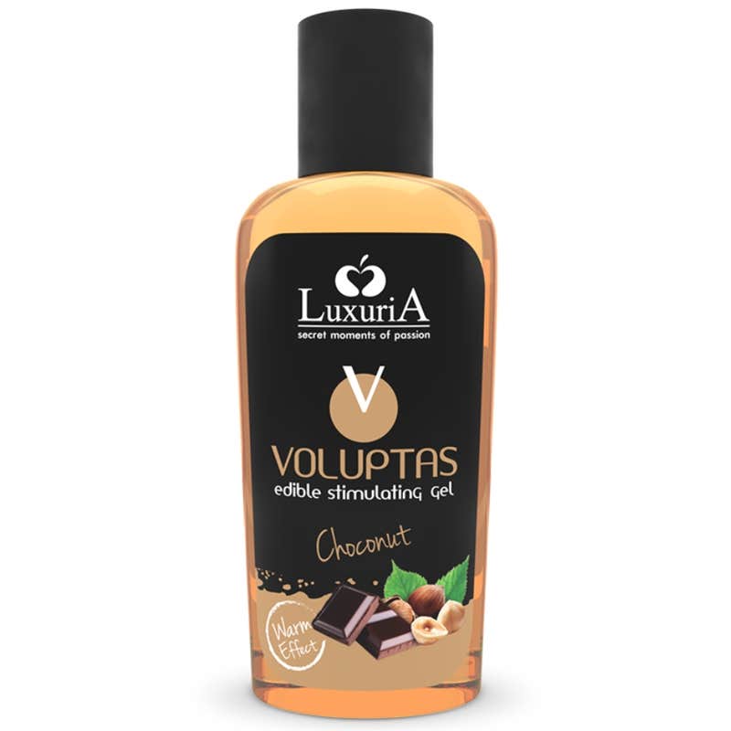 Luxuria Voluptas Gel Masaje Comestible Efecto Calor Choco 100 ml