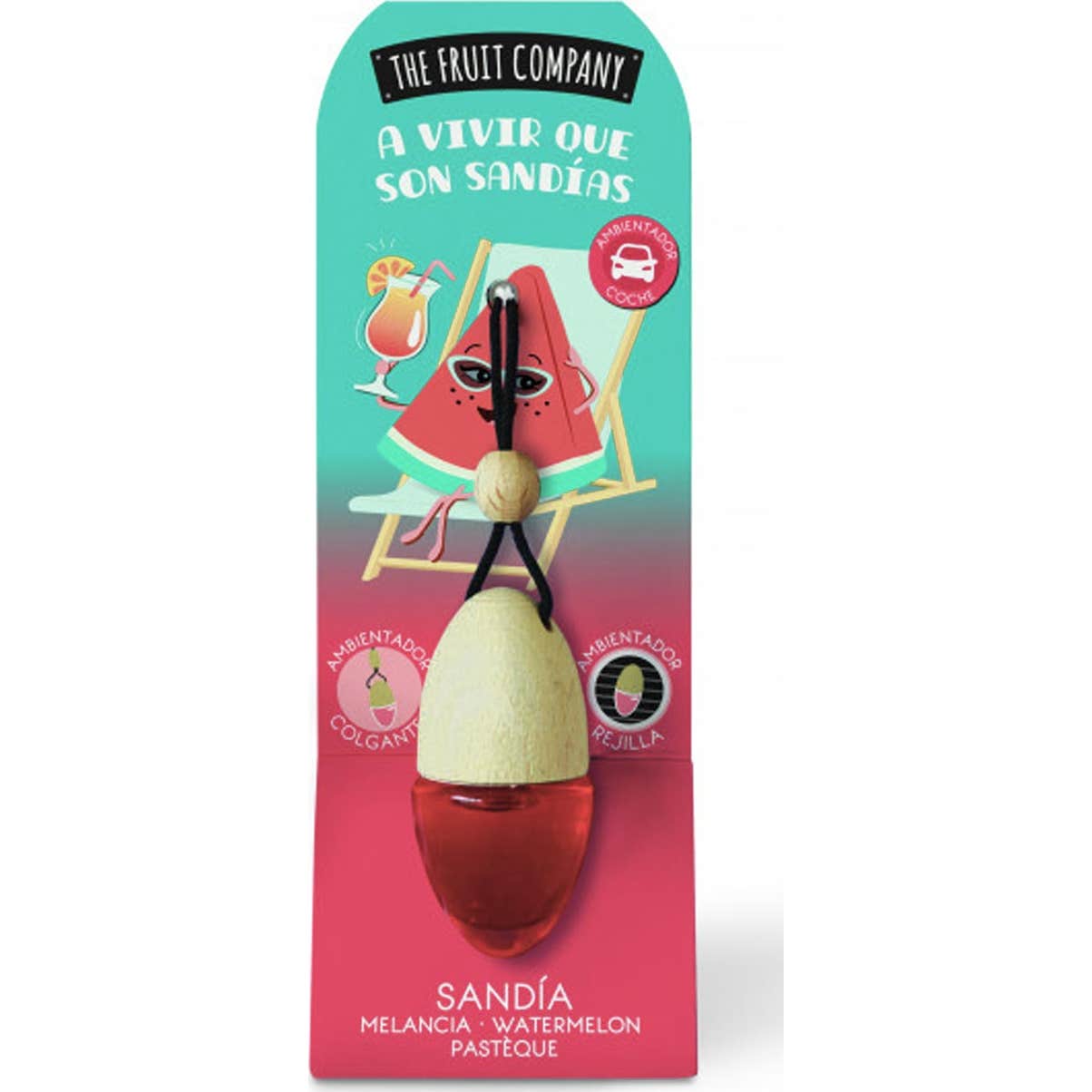 The Fruit Company Ambientador Coche Sandía 6 ml | Natural Doctor
