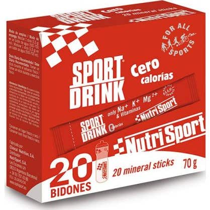 Nutrisport Sport Drink Cero Calorias 20 Sticks