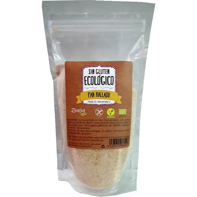 Zealia Pan Rallado Bio Sin Gluten Vegan 250g